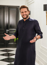 Navy Blue Signature Unstitched Fabric